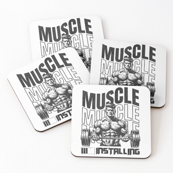 Item preview, Muscle Installing - Bodybuilding Progress & Gym Motivation designed and sold by Abaseen.