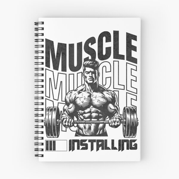 Item preview, Muscle Installing - Bodybuilding Progress & Gym Motivation designed and sold by Abaseen.