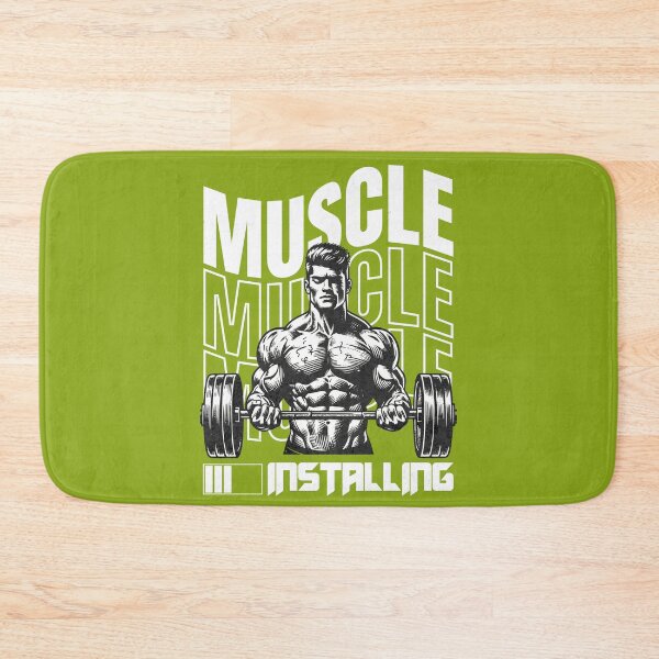 Item preview, Muscle Installing - Bodybuilding Progress & Gym Motivation designed and sold by Abaseen.