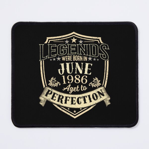 Item preview, Legends Born In June 1986 Aged To Perfection Vintage Birthday Gift designed and sold by MixedVibes Co..