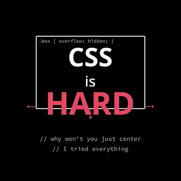 Artwork thumbnail, CSS is Hard — Overflow Edition by SyntaxThreads