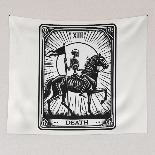 Item preview, Death tarot card designed and sold by Roberta Calabrese.