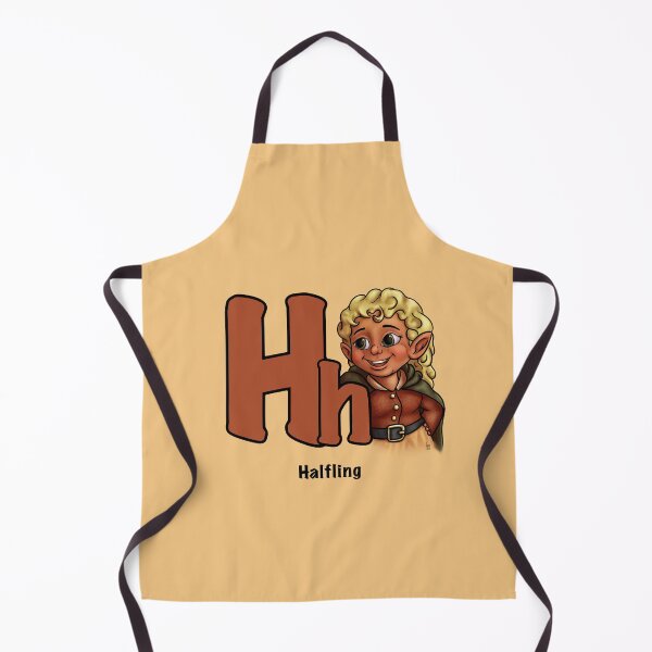 Item preview, H is for Halfling – D&D Alphabet designed and sold by AnneOther.