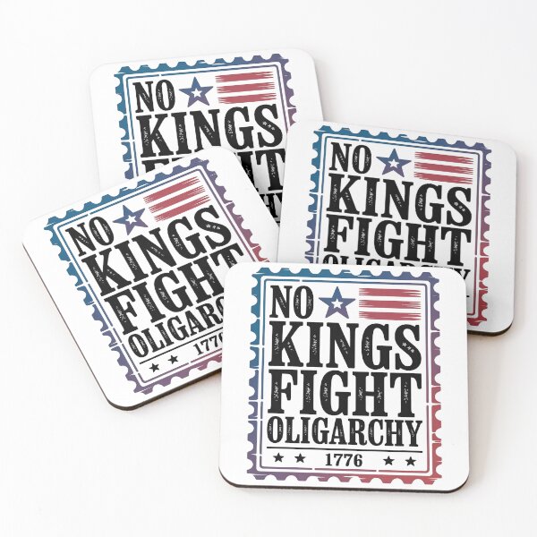 Item preview, No Kings Fight Oligarchy designed and sold by Millsoft.