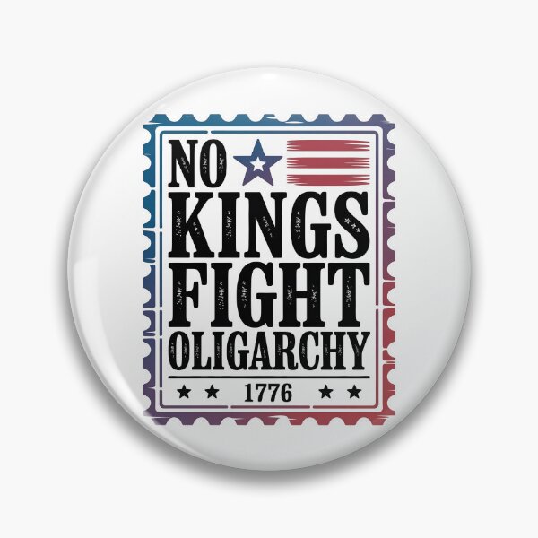 Item preview, No Kings Fight Oligarchy designed and sold by Millsoft.