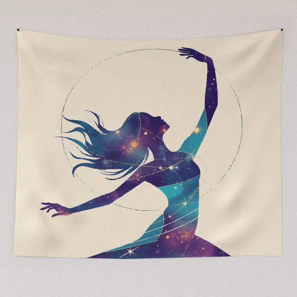 Item preview, She Dances Among the Stars designed and sold by AbstractAnom.