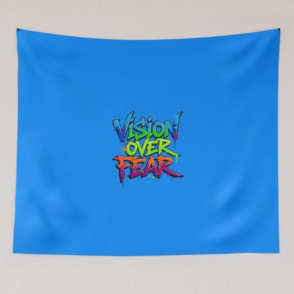 Item preview, Vision Over Fear Graffiti - Motivational Street Art Splatter Design designed and sold by 19Beauty.