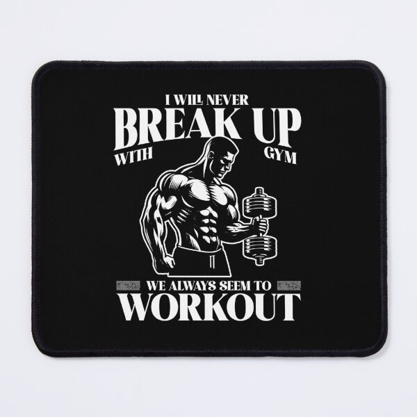 Item preview, Funny Gym Relationship Pun – We Always Seem To Workout designed and sold by Abaseen.