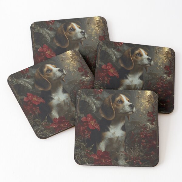 Item preview, Beagle Among Vibrant Blooms designed and sold by lautir.