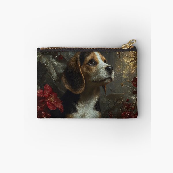 Item preview, Beagle Among Vibrant Blooms designed and sold by lautir.