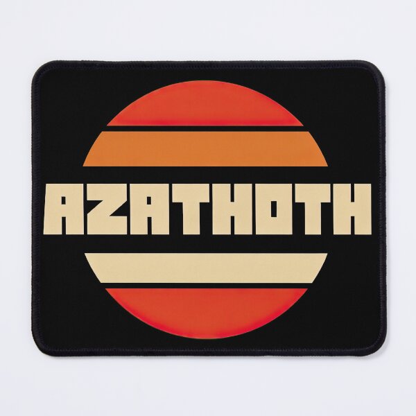 Item preview, Azathoth Retro Sunset Logo – Vintage Cosmic Horror Design designed and sold by obstinator.