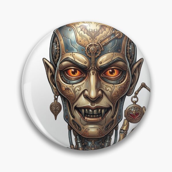 Item preview, Clockwork Vampire Lord Steampunk Art designed and sold by RickyStick.