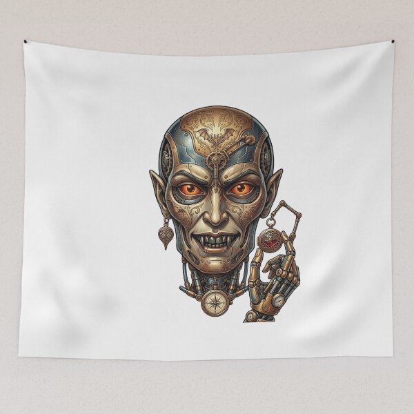 Item preview, Clockwork Vampire Lord Steampunk Art designed and sold by RickyStick.