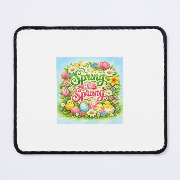 Item preview, Spring Has Sprung – Fresh floral typography for Easter designed and sold by Lyvion design.