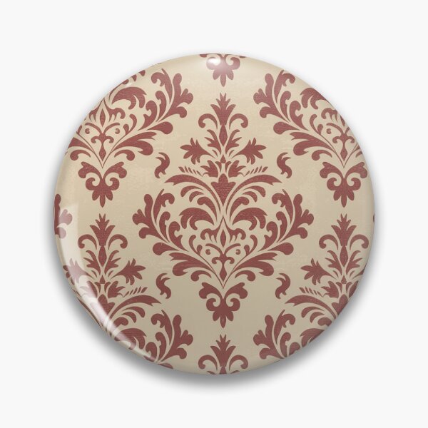 Item preview, Classic Victorian Damask Ornate Seamless Pattern Burgundy Beige designed and sold by Midnight Veil Designs.