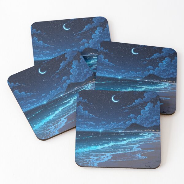 Item preview,  Beach at Midnight designed and sold by Aesthetic Visuals.