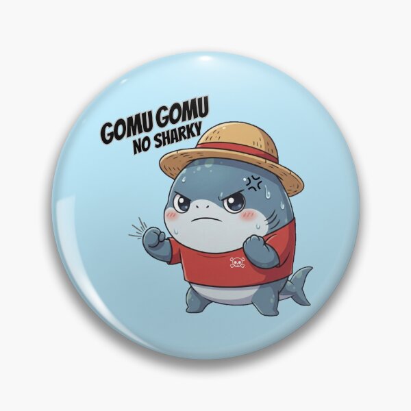 Item preview, Straw Hat Sharky designed and sold by Nature's Chibis.