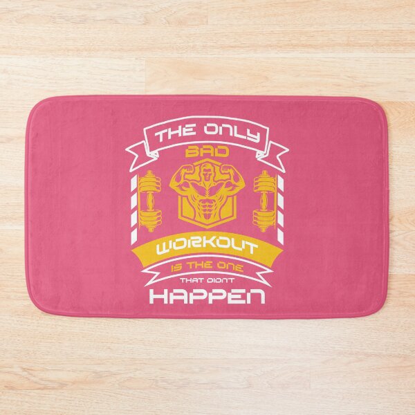 Item preview, The Only Bad Workout Is The One That Didn't Happen - Gym Motivation designed and sold by Abaseen.