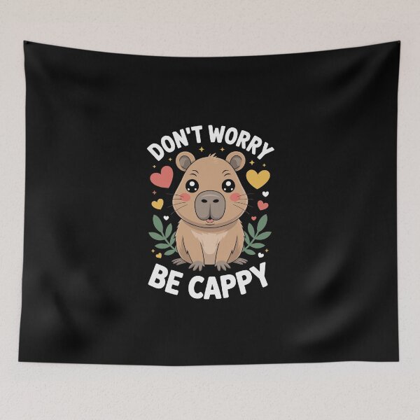 Item preview, Don't Worry Be Capy designed and sold by jkrphoto.