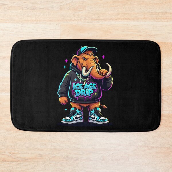 Item preview, Woolly Mammoth - Ice Age Drip Streetwear Hoodie Sneakers designed and sold by WowDezign.