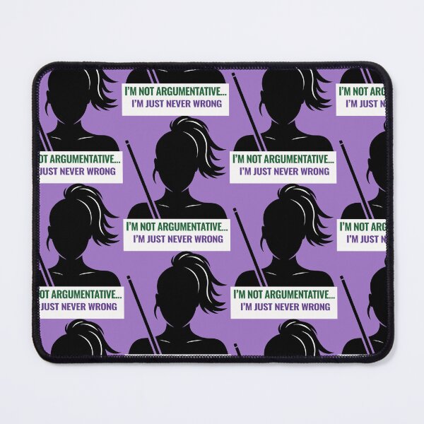 Item preview, woman pool player, argumentative designed and sold by Crazyhuskychick.