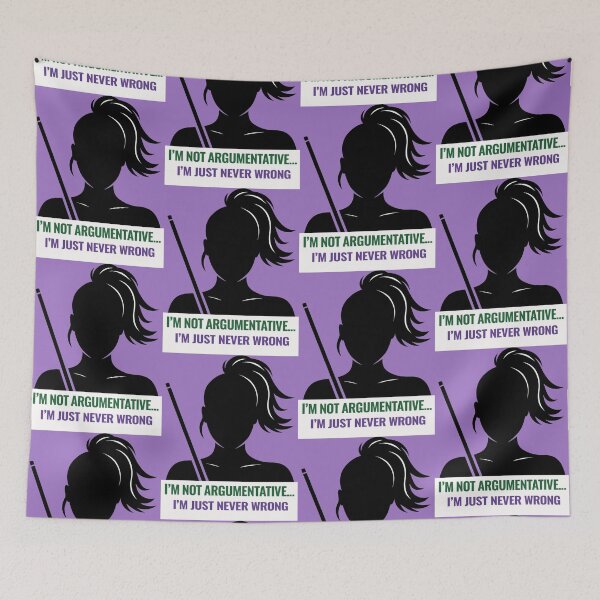 Item preview, woman pool player, argumentative  designed and sold by Crazyhuskychick.