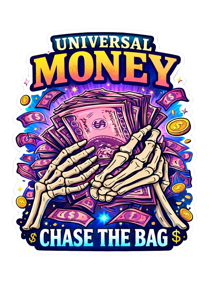 Thumbnail 3 of 3, Scarf, Universal Money: RickyStick Exclusive Hustle Edition designed and sold by RickyStick.