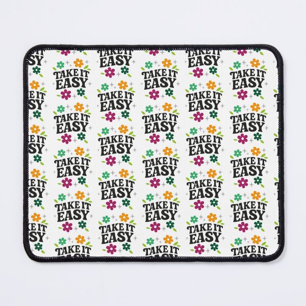 Item preview, Take It Easy Retro Flowers Aesthetic Sticker | Groovy 70s Floral Boho Positive Vibes Design designed and sold by GinColorist.