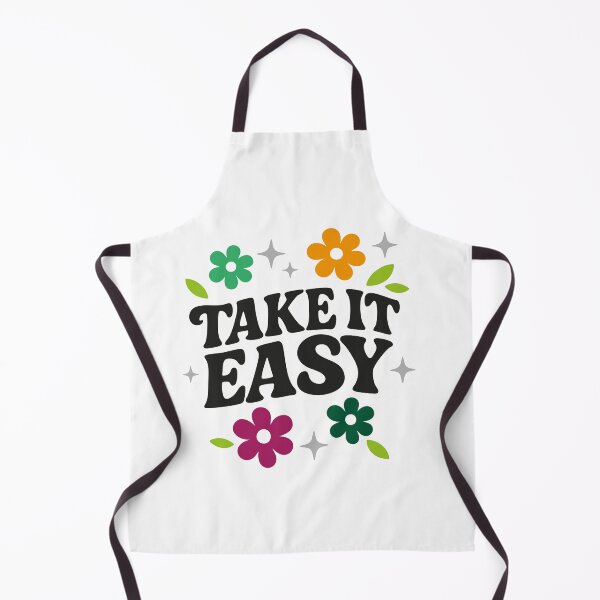 Item preview, Take It Easy Retro Flowers Aesthetic Sticker | Groovy 70s Floral Boho Positive Vibes Design designed and sold by GinColorist.