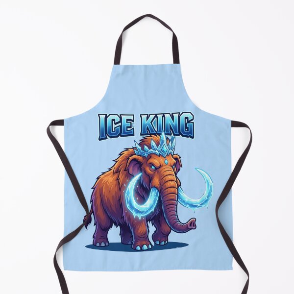 Item preview, Woolly Mammoth - Ice King Glowing Icy Tusks Fantasy designed and sold by WowDezign.