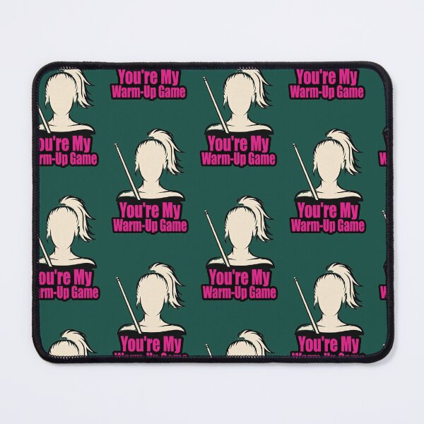 Item preview, Woman pool player, my warm up game designed and sold by Crazyhuskychick.