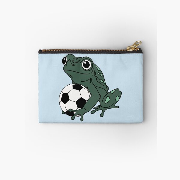 Item preview, Frog with a football designed and sold by Pamelarts.
