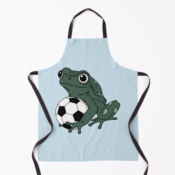 Item preview, Frog with a football designed and sold by Pamelarts.