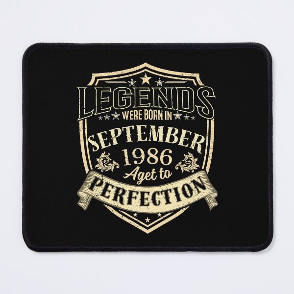 Item preview, Legends Born In September 1986 Aged To Perfection Vintage Birthday Gift designed and sold by MixedVibes Co..