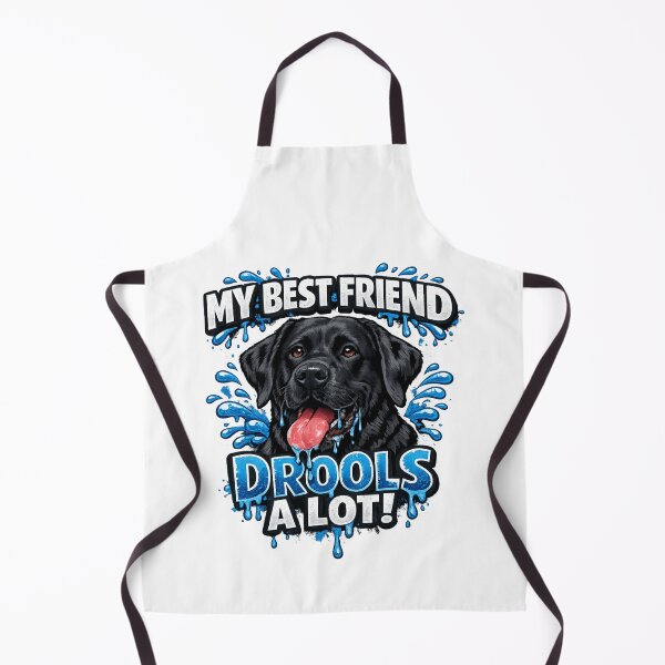 Item preview, Black Lab My Best Friend Drools a Lot Funny Graphic Novelty designed and sold by ttuniques.