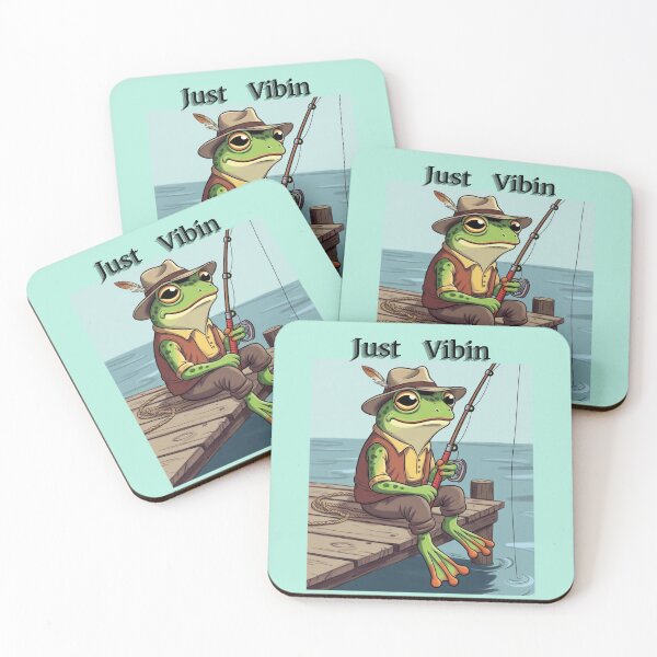 Item preview, Frog Fisherman on the Pier - Cute Cottagecore Fishing Adventure designed and sold by HALYNA070824.