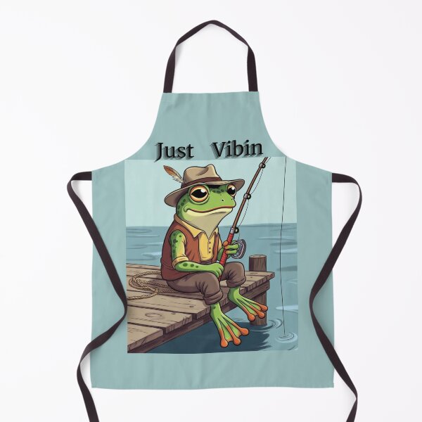 Item preview, Frog Fisherman on the Pier - Cute Cottagecore Fishing Adventure designed and sold by HALYNA070824.