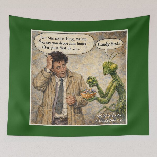 Item preview, Columbo and the Candy Mantis   designed and sold by Rick London Gifts.