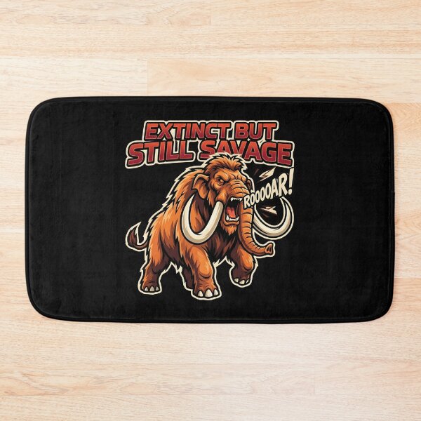 Item preview, Woolly Mammoth - Extinct But Still Savage Roaring Aggressive designed and sold by WowDezign.