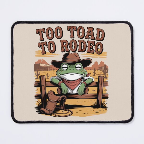 Item preview, lazy western frog - frog cowboy - kawaii frog - cute frog - funny frog - western frog - cowboy frog - sleepy frog - lazy frog - frog lover - cute cowboy - wild west humor - western humor designed and sold by JansenGS.
