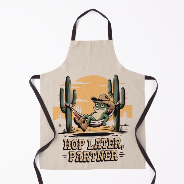 Item preview, lazy western frog - kawaii animal - chibi frog - desert cowboy - cartoon frog - frog t-shirt - cute western - funny western - ranch humor - cowboy aesthetic - adorable frog - animal cowboy designed and sold by JansenGS.