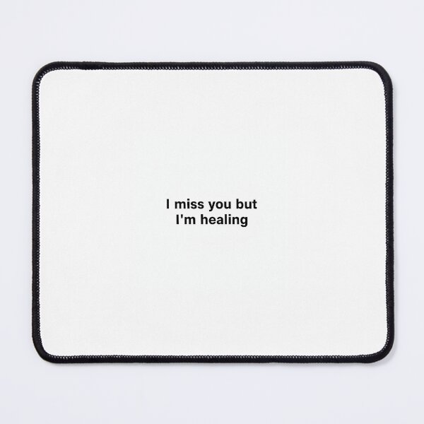 Item preview, I Miss You But I’m Healing – Emotional Quote Typography Design designed and sold by DesignNovaCo.