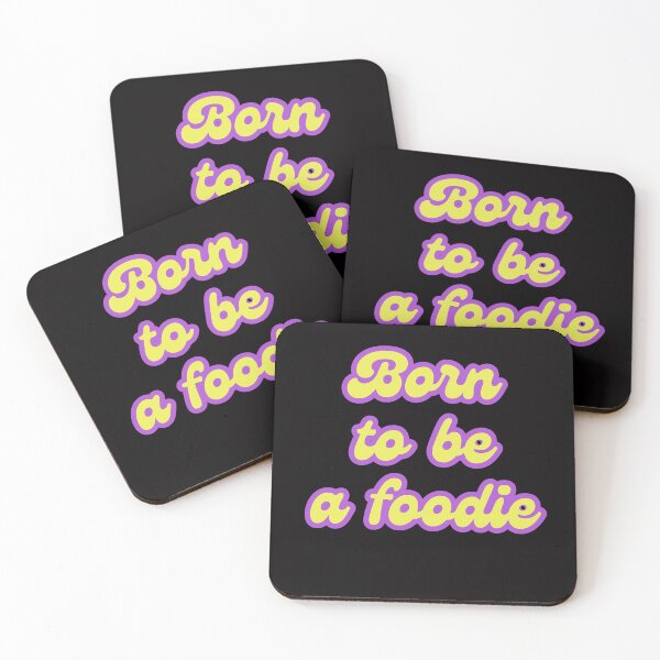 Item preview, Born to be a foodie designed and sold by quotefactory.