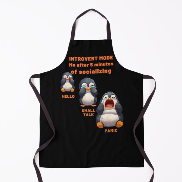 Item preview, Cute Introverted Penguin Reactions. designed and sold by Szpaku desart .