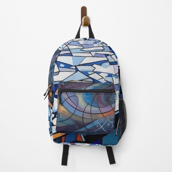 Item preview, Abstract Arctic Ice Landscape Geometric Ocean Polar Sky Modern Art designed and sold by Meteor Destroyer.