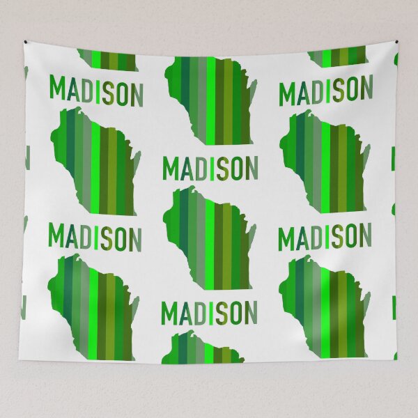 Item preview, Madison Green Stripe designed and sold by Normbot2000.