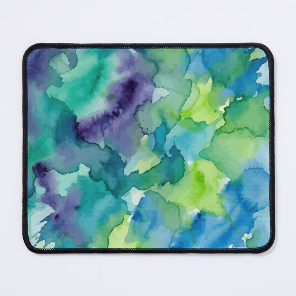Item preview, Cool Watercolor Blues & Greens designed and sold by RidaSalArt.