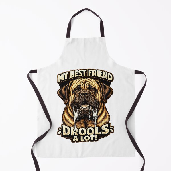 Item preview, Mastiff My Best Friend Drools a Lot Funny Graphic Novelty designed and sold by ttuniques.