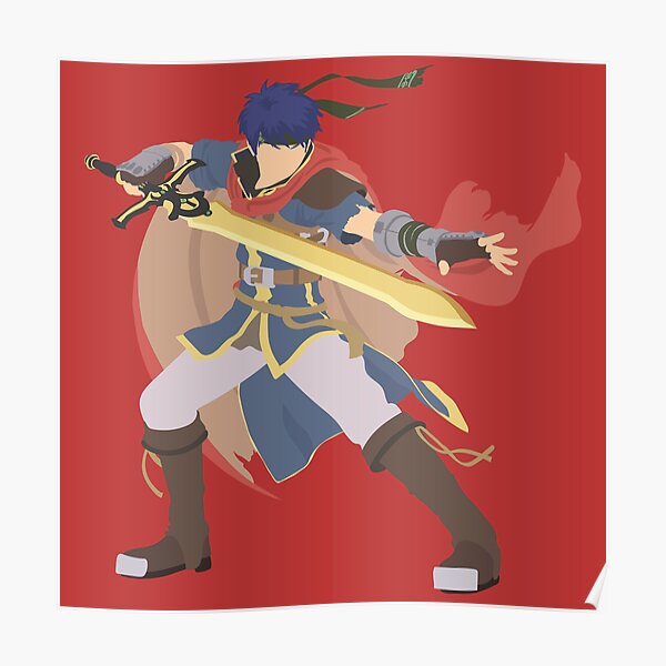 Ultimate Ike Blocky Poster