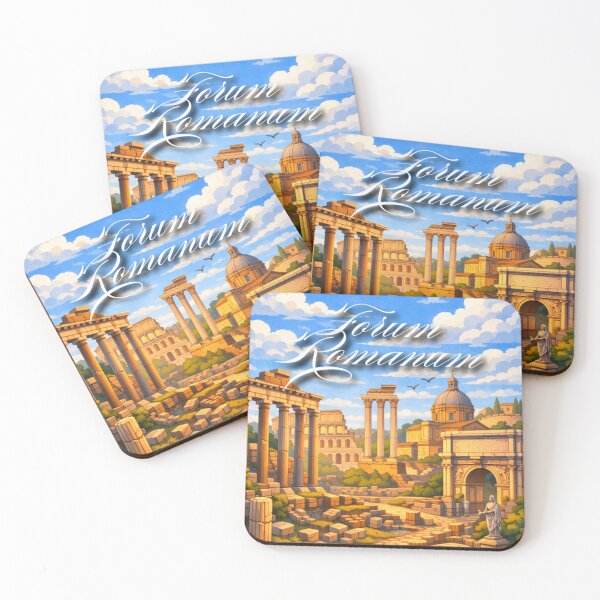 Item preview, Forum Romanum illustration - Iconic Italian Landmarks  designed and sold by MatthewHeights.